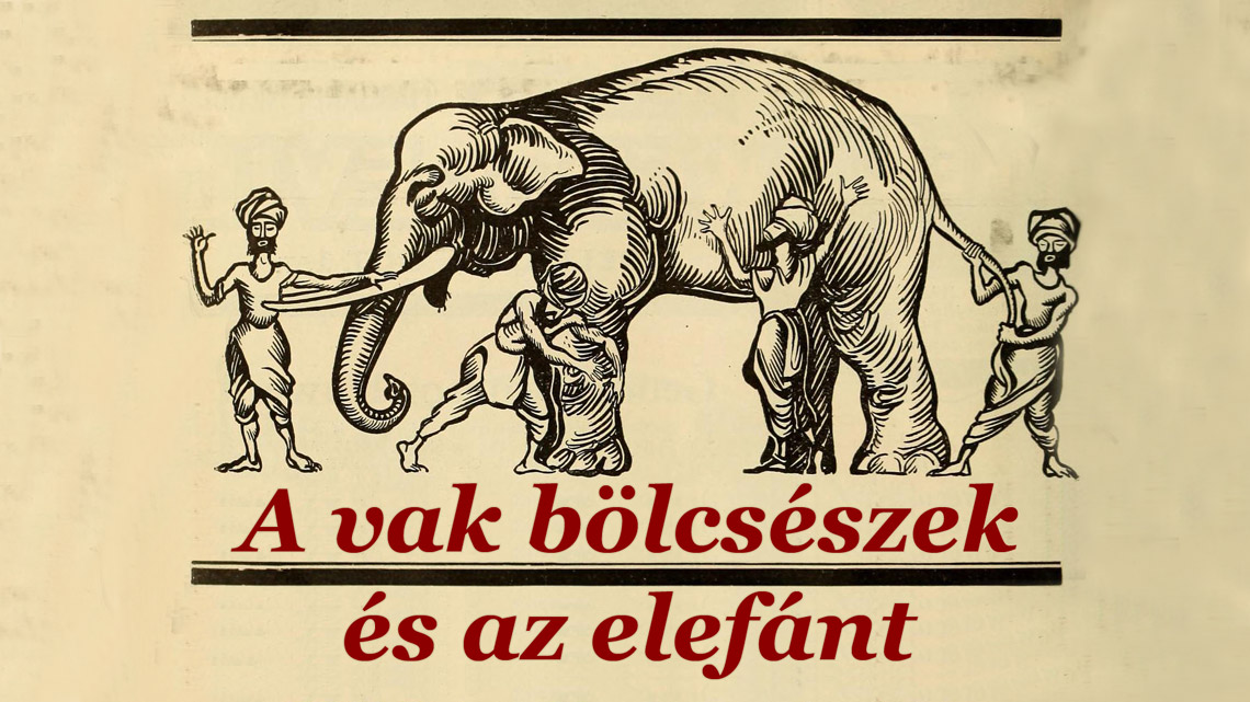 A vak bölcsészek és az elefánt